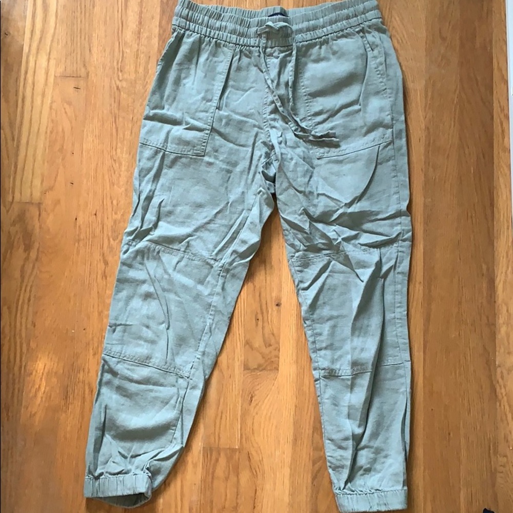 Green joggers